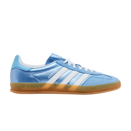 Кроссовки Adidas Wmns Gazelle Indoor 'Blue Metallic Gum', синий js1407 | blue/cloud white/gum