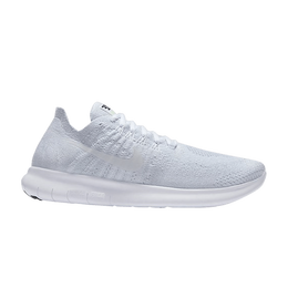 Кроссовки Nike Wmns Free RN Flyknit 2017 'White', белый 880844 100 | white/white/pure platinum/black