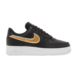 Кроссовки Nike Wmns Air Force 1 '07 Essential 'Black Metallic Gold', черный dd1523 001 | black/white/metallic gold