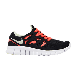 Кроссовки Nike Wmns Free Run 2 'Black Lime Ice', черный dm9057 002 | black/lime ice/magic ember/white