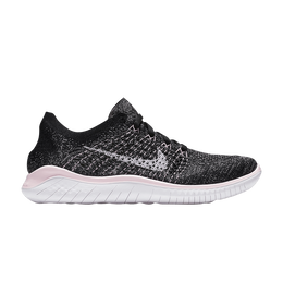 Кроссовки Nike Wmns Free RN Flyknit 2018 'Black Pink Foam', черный 942839 007 | black/pink foam/white