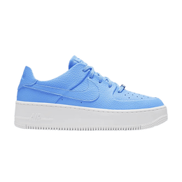 Кроссовки Nike Wmns Air Force 1 Sage Low 'University Blue', синий ar5339 400 | university blue/university blue