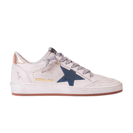 Кроссовки Golden Goose Golden Goose Wmns Ball Star 'White Smoke Blue Peach', белый gwf00117 f006119 11918 | white/smoke blue/peach