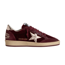 Кроссовки Golden Goose Golden Goose Wmns Ball Star 'Velvet Ruby Red Silver', красный gwf00117 f007476 40533 | ruby red/silver