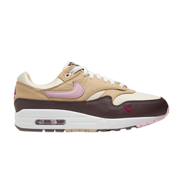 Кроссовки Nike Wmns Air Max 1 'Valentine's Day', желто-коричневый fz4346 200 | sail/light soft pink/coconut milk/varsity red/baroque brown