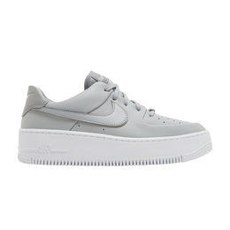 Кроссовки Nike Wmns Air Force 1 Sage Low 'Light Smoke Grey', серый cj1642 001 | light smoke grey/particle grey/smoke grey