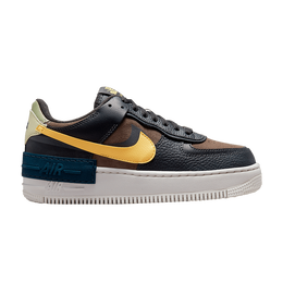 Кроссовки Nike Wmns Air Force 1 Shadow 'Off Noir Saturn Gold', черный dq0881 001 | off noir/saturn gold