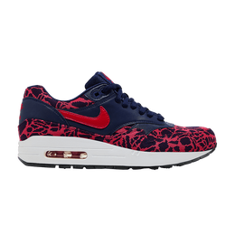 Кроссовки Nike Wmns Air Max 1 Jacquard 'Loyal Blue University Red', синий 819808 400 | loyal blue/white/black/university red