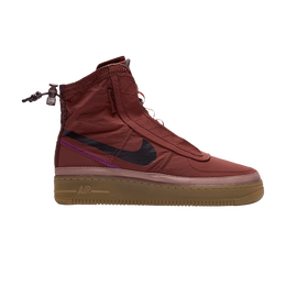 Кроссовки Nike Wmns Air Force 1 Shell 'Red Brown', коричневый bq6096 200