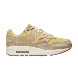 Кроссовки Nike Wmns Air Max 1 SE 'Buff Gold Corduroy', желтый fb8451 700 | buff gold/hemp/sesame/gum medium brown
