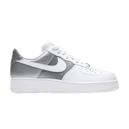 Кроссовки Nike Wmns Air Force 1 '07 'White Metallic Silver', белый dd6629 100 | white/metallic silver/white