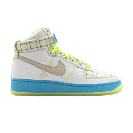 Кроссовки Nike Wmns Air Force 1 Hi Spm I/O 07, белый 316656 111 | white/net-voltage-laser blue