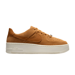 Кроссовки Nike Wmns Air Force 1 Sage Low 'Desert Ochre', коричневый ar5339 701 | desert ochre/pale ivory/desert ochre