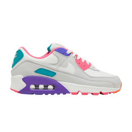 Кроссовки Nike Wmns Air Max 90 'White Multi', белый cz1617 001 | photon dust/summit white/hyper grape