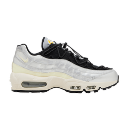 Кроссовки Nike Wmns Air Max 95 'Speed Lacing - Metallic Silver', серебряный fd0798 001 | metallic silver/alabaster/black