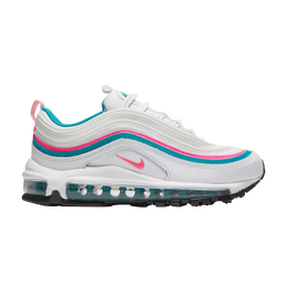 Кроссовки Nike Wmns Air Max 97 'White Pink Turbo Green', белый dc5223 100 | white/hyper pink/turbo green