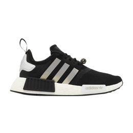 Кроссовки Adidas Wmns NMD_R1 'Black Iridescent', черный gy9574 | core black/gold metallic/cloud white
