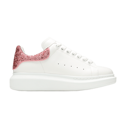 Кроссовки Alexander McQueen Alexander McQueen Wmns Oversized Sneaker 'White Pink Glitter', белый 558945 wia4y 9414 | white/pastel pink/pastel pink
