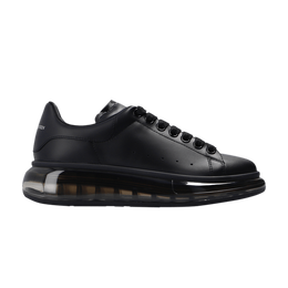 Кроссовки Alexander McQueen Alexander McQueen Wmns Oversized Sneaker 'Clear Sole - Black', черный 611698 whx98 1000 | black