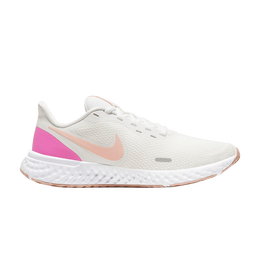 Кроссовки Nike Wmns Revolution 5 'White Fire Pink', белый bq3207 103 | summit white/fire pink/washed coral