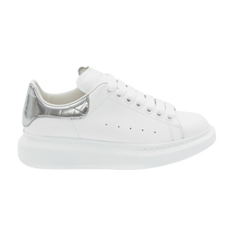 Кроссовки Alexander McQueen Alexander McQueen Wmns Oversized Sneaker 'Silver Crocodile', белый 553770 whybq 9071 | white/silver