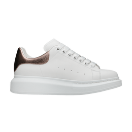 Кроссовки Alexander McQueen Alexander McQueen Wmns Oversized Sneaker 'White Rose Gold', белый 553770 whfbu 9053 | white/rose gold