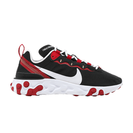 Кроссовки Nike Wmns React Element 55 'Black Gym Red', черный bq2728 009 | black/white/gym red/summit white