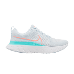 Кроссовки Nike Wmns React Infinity Run Flyknit 2 'Blue Tint Lava Glow', синий ct2423 400 | blue tint/lava glow