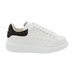 Кроссовки Alexander McQueen Alexander McQueen Wmns Oversized Sneaker 'White Black Crystal', белый 666407 wia4z 9581 | white/black