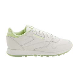 Кроссовки Reebok Wmns Classic Leather 'Chalk Citron Glow', кремовый ie4921 | chalk/chalk/citron glow