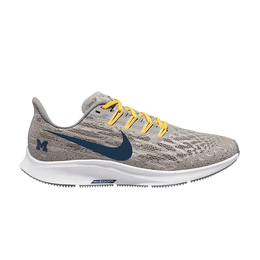 Кроссовки Nike Wmns Air Zoom Pegasus 36 'Michigan Wolverines', серый ci2045 001 | dark steel grey/midnight navy/white