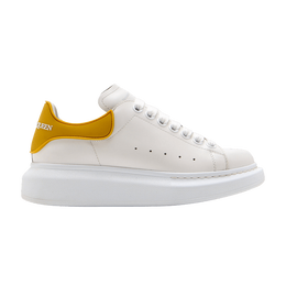 Кроссовки Alexander McQueen Alexander McQueen Wmns Oversized Sneaker 'White Mimosa', белый 621056 whxmt 9718 | white/mimosa