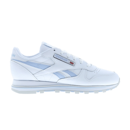Кроссовки Reebok Wmns Classic Leather Clip V2 'White Pale Blue', белый 100205089 | white/white/pale blue