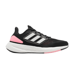 Кроссовки Adidas Wmns PureBoost 22 'Black Beam Pink', черный hq1458 | core black/cloud white/beam pink