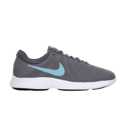 Кроссовки Nike Wmns Revolution 4 Wide 'Ocean Bliss Gunsmoke', серый ah8799 004 | gunsmoke/ocean bliss/dark grey/white