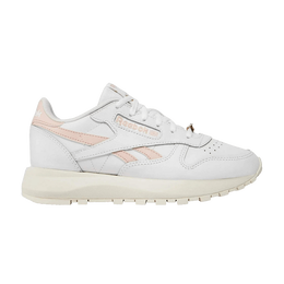 Кроссовки Reebok Wmns Classic Leather SP 'White Posh Pink', белый ig9523 | footwear white/posh pink/chalk
