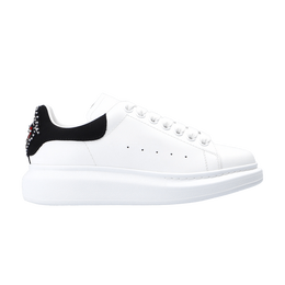 Кроссовки Alexander McQueen Alexander McQueen Wmns Oversized Sneaker 'White Black Heart Crystal', белый 667238 wiaf2 9061 | white/black