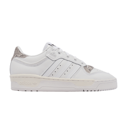 Кроссовки Adidas Wmns Rivalry Low 86 'White Snakeskin', белый hq7019 | cloud white/off white/core black