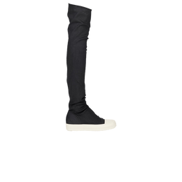 Кроссовки Rick Owens Rick Owens Wmns DRKSHDW High Sock Sneaks 'Black Wax', черный ds02d2812 sbw 9911 | black wax/milk/milk