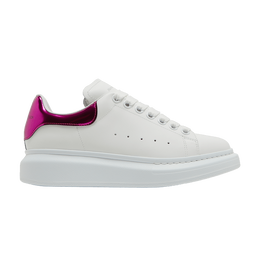 Кроссовки Alexander McQueen Alexander McQueen Wmns Oversized Sneaker 'White Printers Pink', белый 676702 wicgg 9993 | white/printers pink