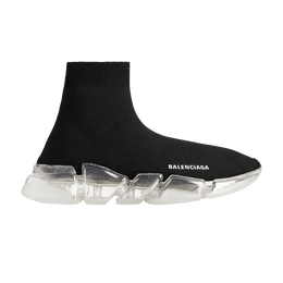 Кроссовки Balenciaga Balenciaga Wmns Speed 2.0 Sneaker 'Full Clear Sole - Black White', черный 617196 w2dc4 1090 | black