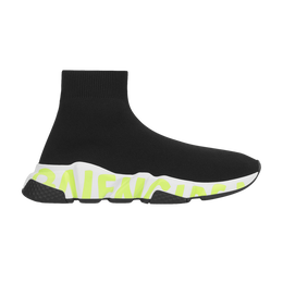 Кроссовки Balenciaga Balenciaga Wmns Speed Sneaker 'Midsole Graffiti - Black Fluo Green', черный 605942 w05gy 1935 | black/fluo green