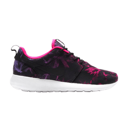 Кроссовки Nike Wmns Roshe Run Print 'Nagoya Marathon 2014', черный 599432 006 | black/black/vivid pink/atomic violet