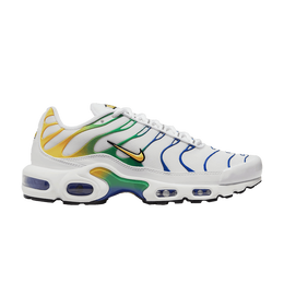 Кроссовки Nike Wmns Air Max Plus 'Brazil', белый dz3671 101 | white/black/hyper royal/citron pulse