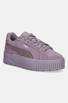 Замшевые кроссовки Karmen II Puma, фиолетовый 397457 | fioletowy