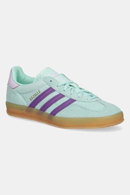 Замшевые кроссовки Gazelle Indoor W Adidas, бирюзовый jq0192 | turkusowy