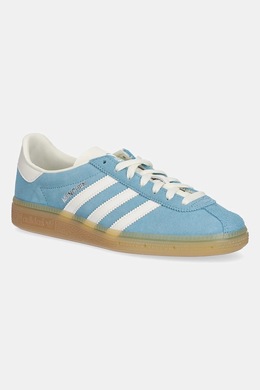 Замшевые кроссовки Muenchen Adidas, бирюзовый js3991 | turkusowy