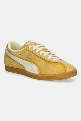 Замшевые кроссовки Brasil The NeverWorn V Puma, желтый 401643 | żółty