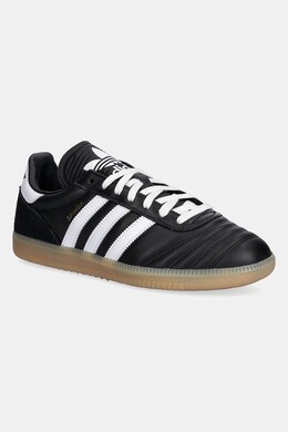 Кожаные кроссовки Samba JP Adidas, черный jq9056 | czarny