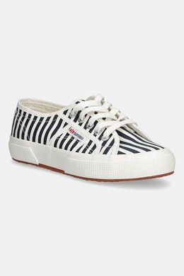 Кроссовки с полосками Superga, темно-синий s8148tw.ad5 | granatowy